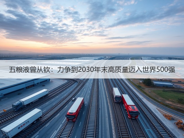 五粮液曾从钦：力争到2030年末高质量迈入世界500强(图2)