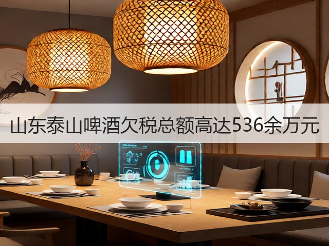 山东泰山啤酒欠税总额高达536余万元(图2)