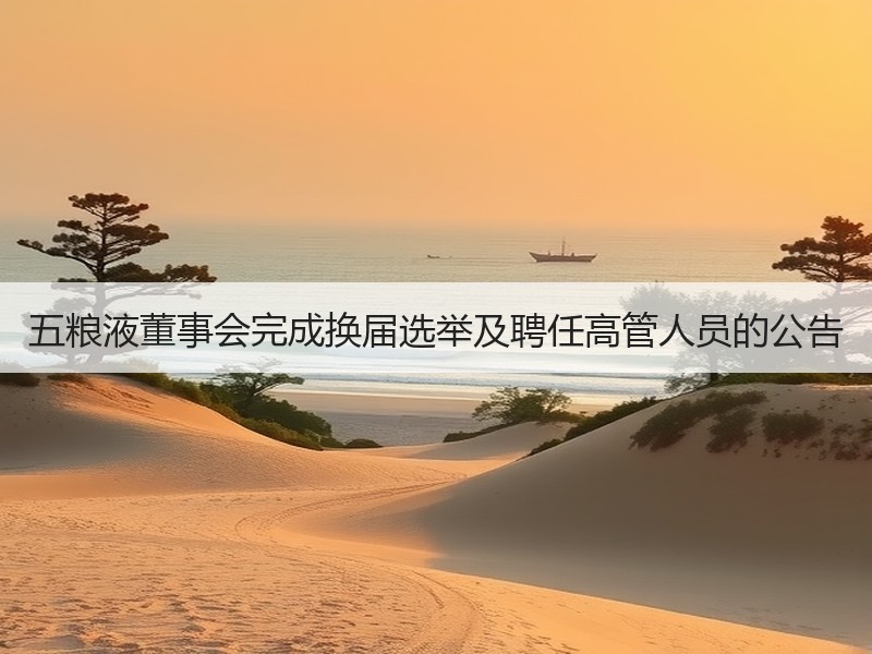 五粮液董事会完成换届选举及聘任高管人员的