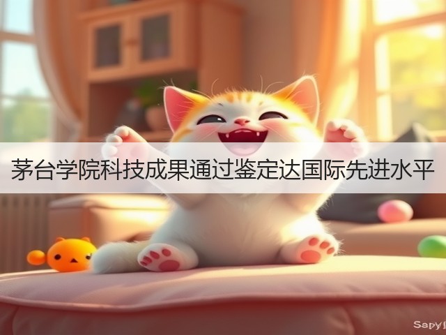 茅台学院科技成果通过鉴定达国际先进水平(图1)