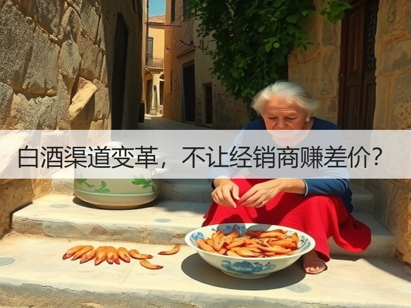 白酒渠道变革，不让经销商赚差价？