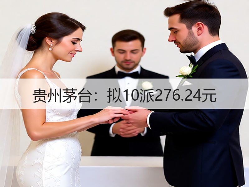 贵州茅台：拟10派276.24元