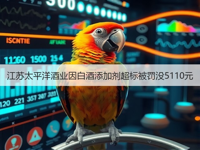 江苏太平洋酒业因白酒添加剂超标被罚没5110元(图1)