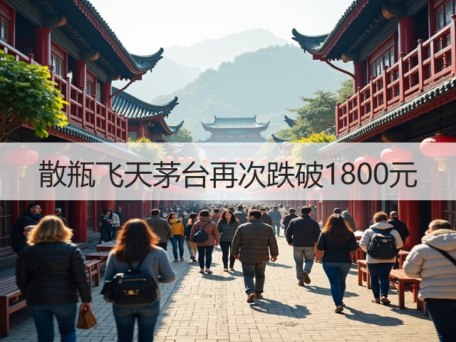 散瓶飞天茅台再次跌破1800元(图4)