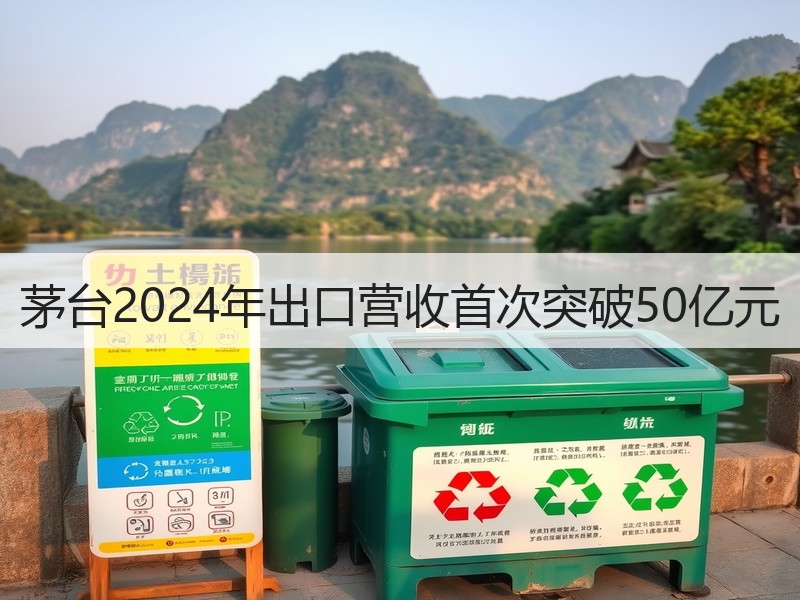 茅台2024年出口营收首次突破50亿元
