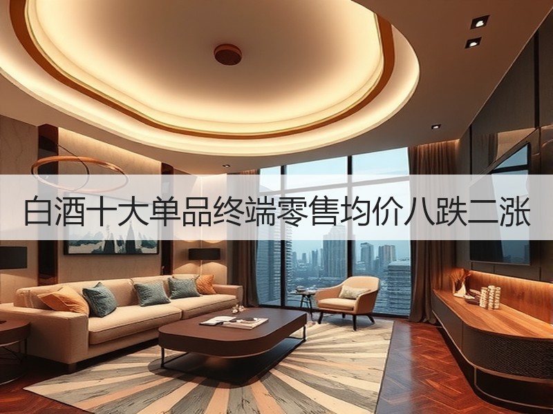 白酒十大单品终端零售均价八跌二涨