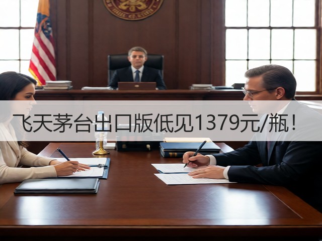 飞天茅台出口版低见1379元/瓶！(图1)