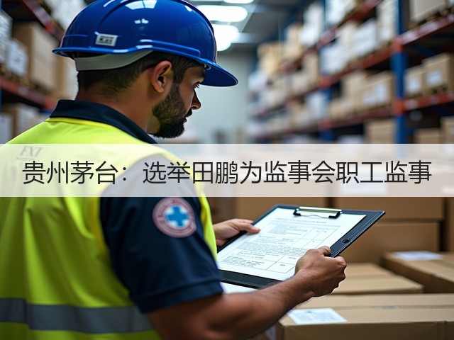 贵州茅台:选举田鹏为监事会职工监事(图5) 贵州茅台:选举田鹏为监事会职工监事(图5)
