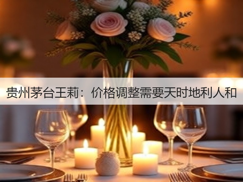 贵州茅台王莉：价格调整需要天时地利人和
