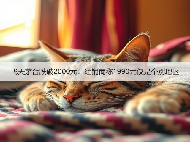 飞天茅台跌破2000元！经销商称1990元仅是个别地区(图2)