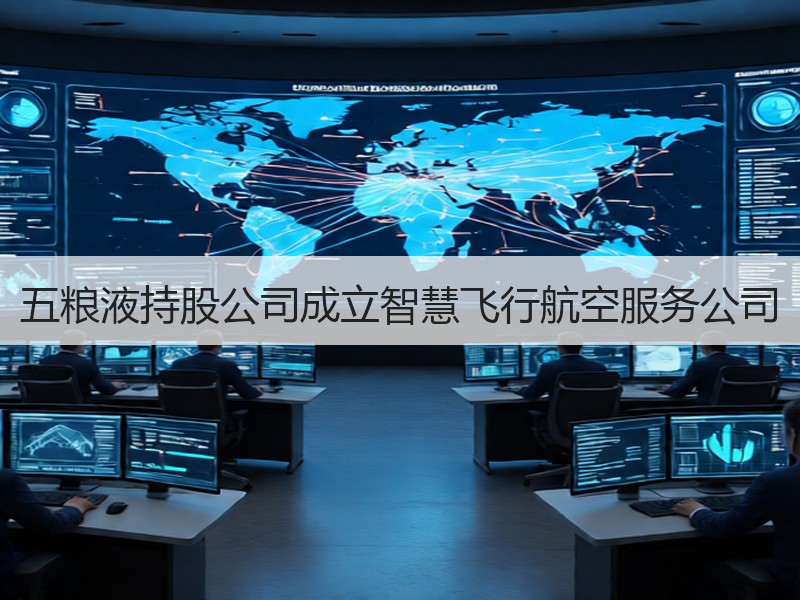 五粮液持股公司成立智慧飞行航空服务公司