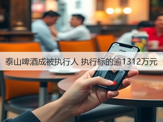 泰山啤酒成被执行人 执行标的逾1312万元(图5)
