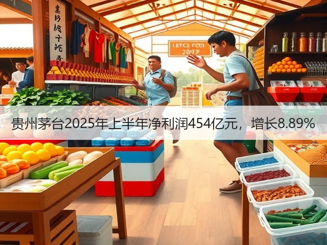 贵州茅台2025年上半年净利润454亿元，增长8.89%(图5)