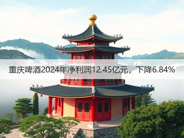 重庆啤酒2024年净利润12.45亿元，下降6.84%(图1)