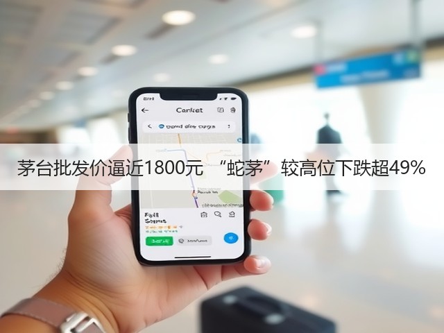 茅台批发价逼近1800元 “蛇茅”较高位下跌超49%(图4) 茅台批发价逼近1800元 “蛇茅”较高位下跌超49%(图4)