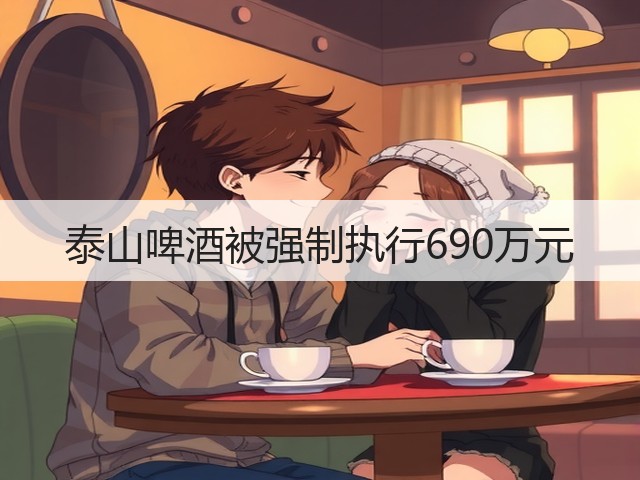 泰山啤酒被强制执行690万元(图2)