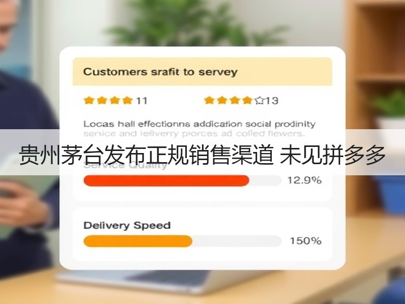 贵州茅台发布正规销售渠道 未见拼多多