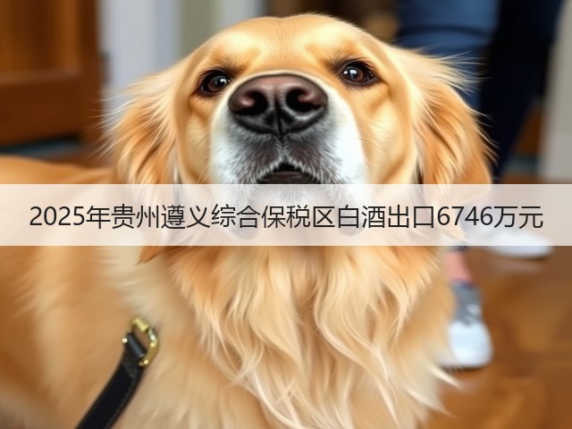 2025年贵州遵义综合保税区白酒出口6746万元(图2)