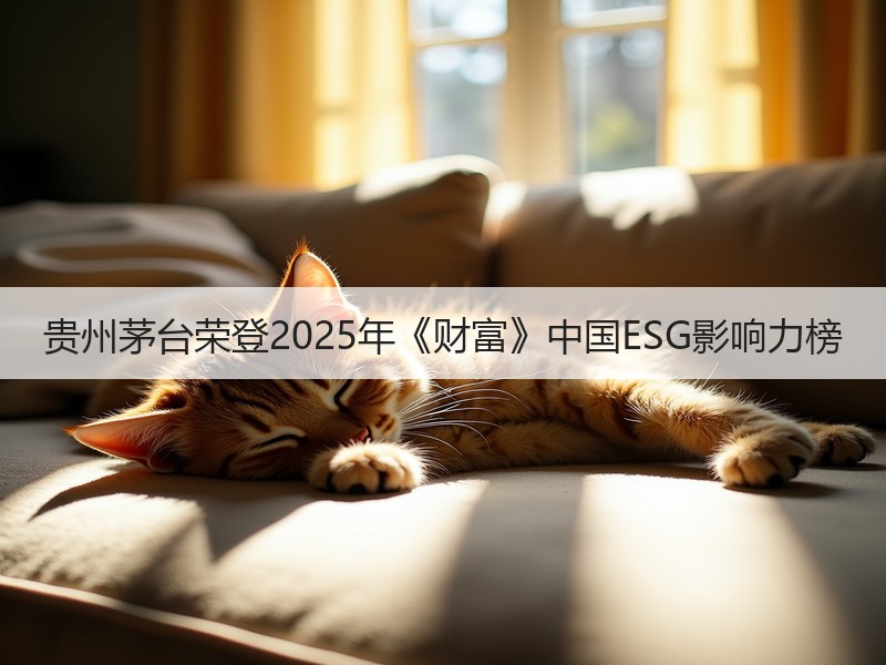 贵州茅台荣登2025年《财富》中国ESG