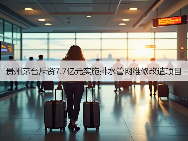 贵州茅台斥资7.7亿元实施排水管网维修改造项目(图4)
