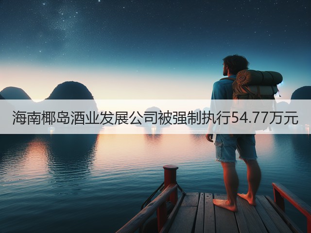 海南椰岛酒业发展公司被强制执行54.77万元(图4)
