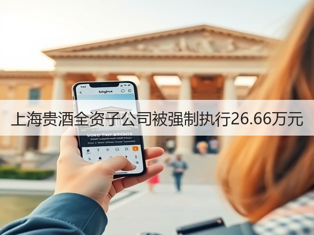 上海贵酒全资子公司被强制执行26.66万元(图5)