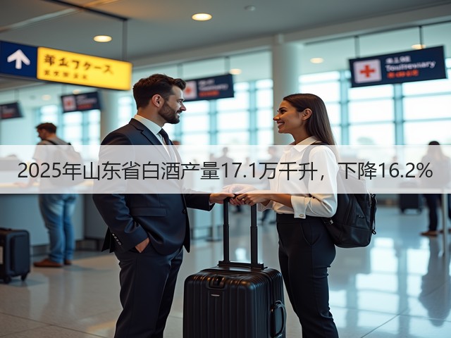 2025年山东省白酒产量17.1万千升，下降16.2%(图1)