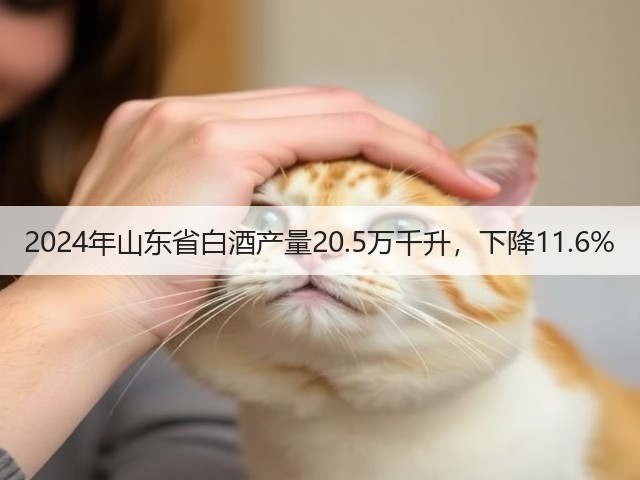 2024年山东省白酒产量20.5万千升，下降11.6%(图4)