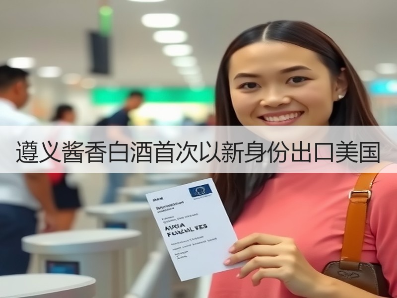 遵义酱香白酒首次以新身份出口美国