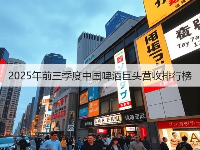 2025年前三季度中国啤酒巨头营收排行榜(图2)