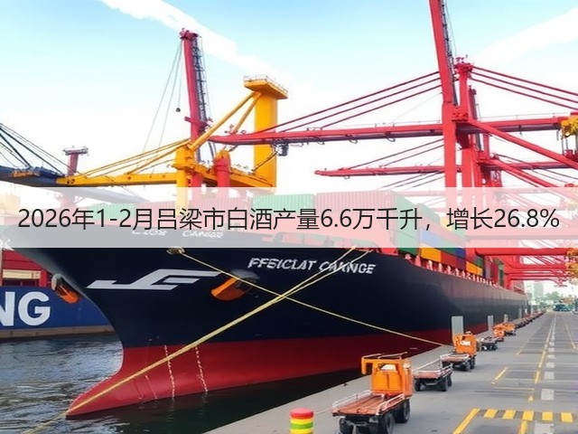2026年1-2月吕梁市白酒产量6.6万千升，增长26.8%(图6)
