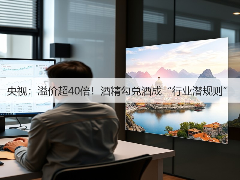 央视：溢价超40倍！酒精勾兑酒成“行业潜