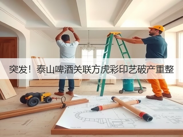 突发！泰山啤酒关联方虎彩印艺破产重整(图2)