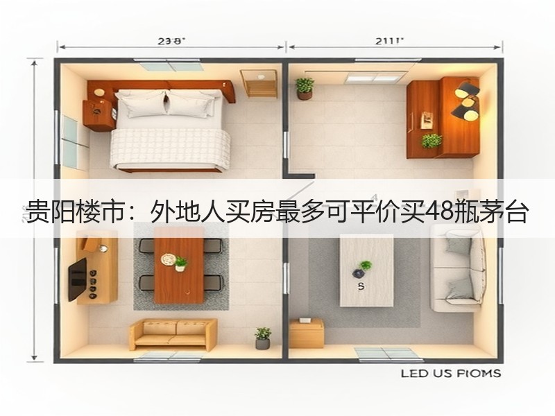 贵阳楼市：外地人买房最多可平价买48瓶茅