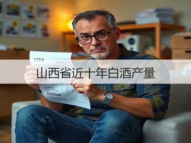 山西省近十年白酒产量(图4)