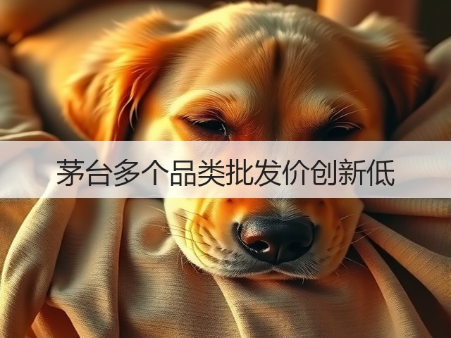 茅台多个品类批发价创新低(图3)