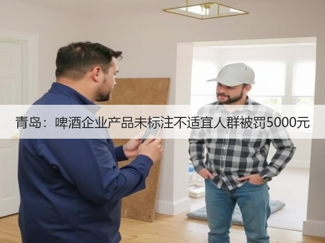 青岛：啤酒企业产品未标注不适宜人群被罚5000元(图2)
