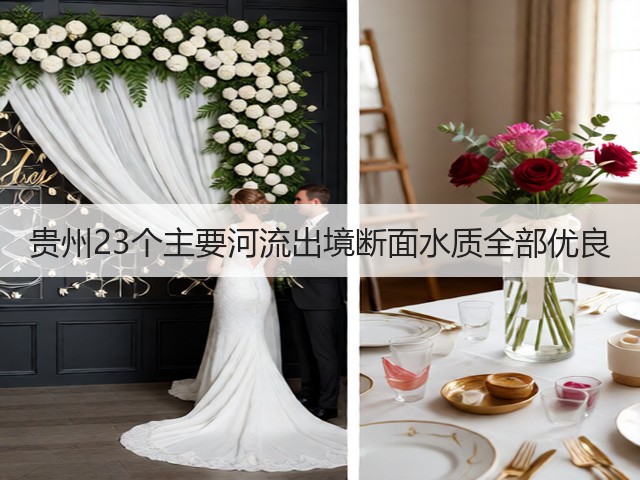 贵州23个主要河流出境断面水质全部优良(图3)