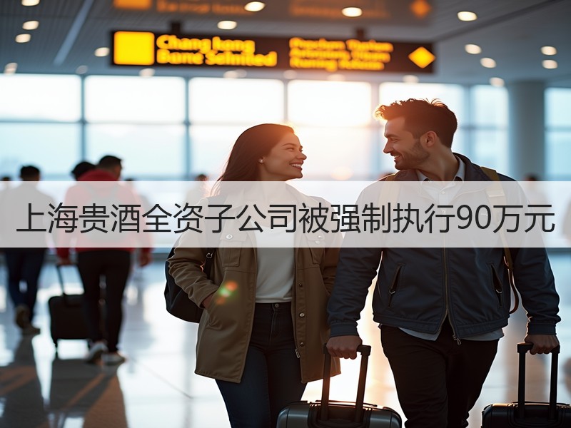 上海贵酒全资子公司被强制执行90万元