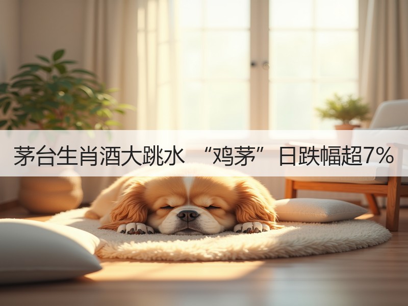 茅台生肖酒大跳水 “鸡茅”日跌幅超7%