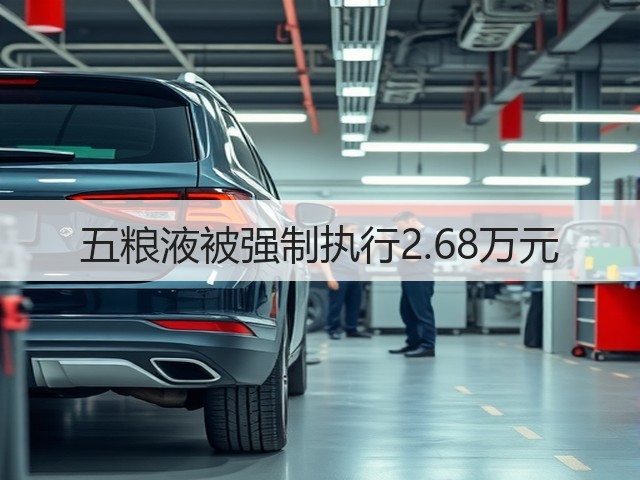 五粮液被强制执行2.68万元(图2)
