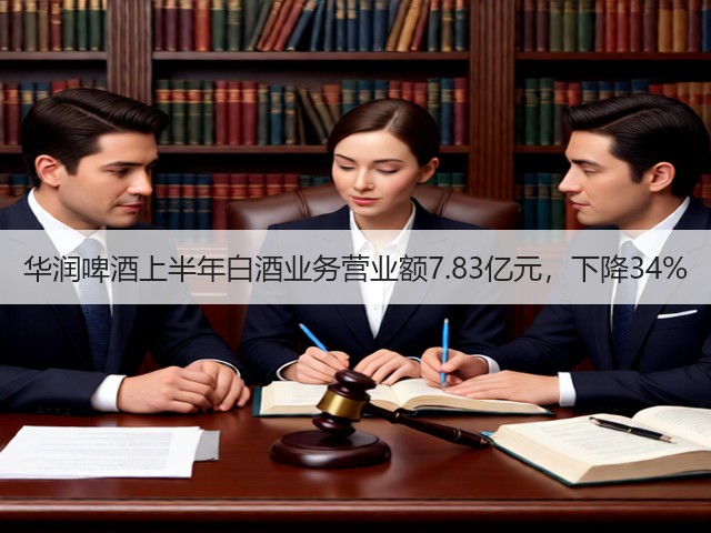华润啤酒上半年白酒业务营业额7.83亿元，下降34%(图2)