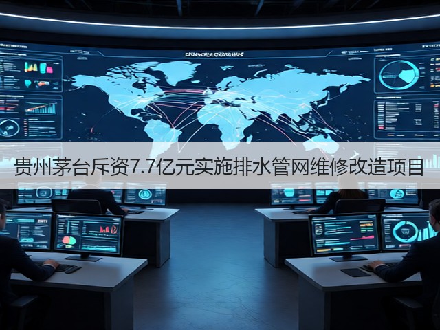 贵州茅台斥资7.7亿元实施排水管网维修改造项目(图1)