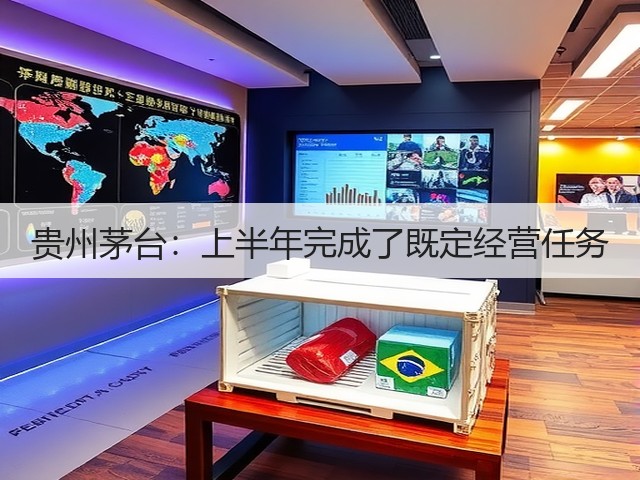 贵州茅台：上半年完成了既定经营任务(图1)