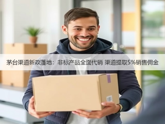 茅台渠道新政落地：非标产品全面代销 渠道提取5%销售佣金(图4)
