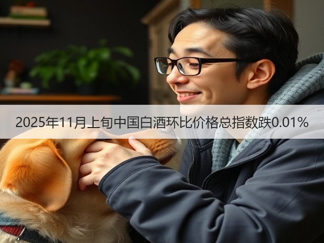 2025年11月上旬中国白酒环比价格总指数跌0.01%(图5)