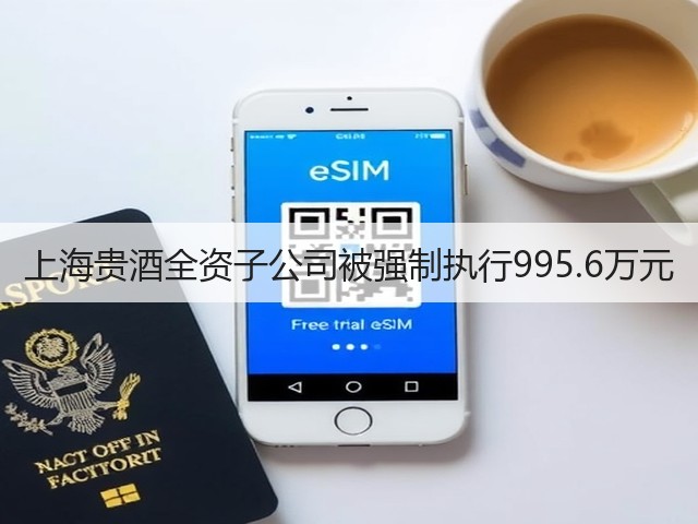 上海贵酒全资子公司被强制执行995.6万元(图2)