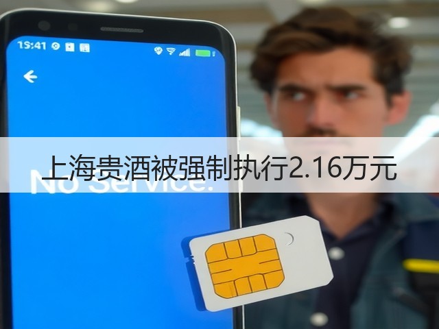 上海贵酒被强制执行2.16万元(图2)