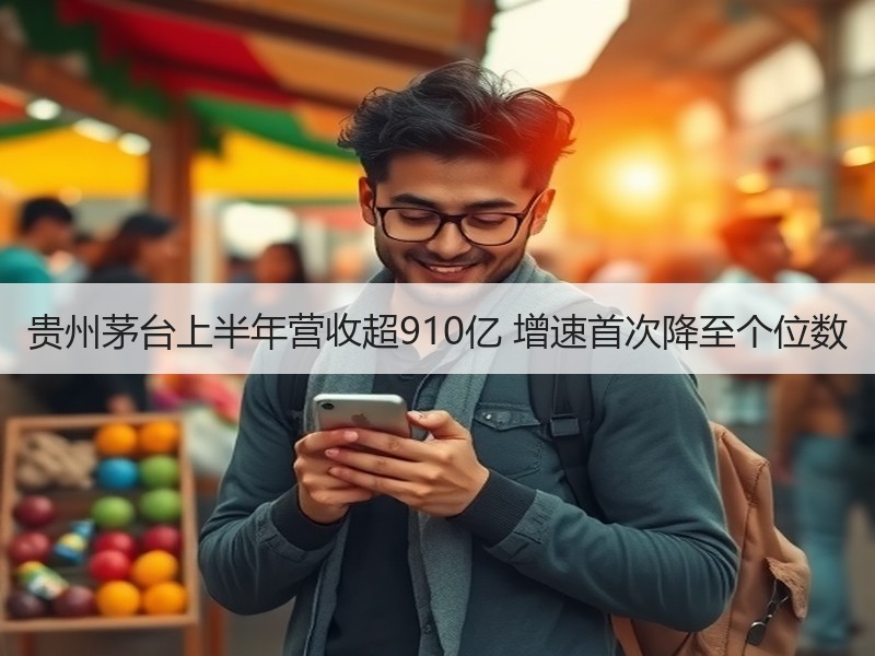 贵州茅台上半年营收超910亿 增速首次降