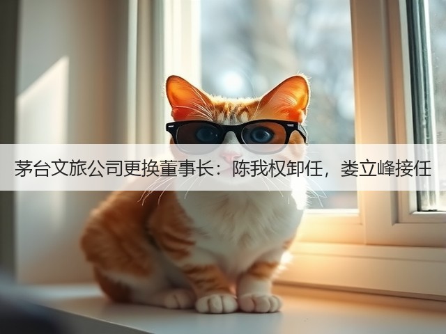 茅台文旅公司更换董事长：陈我权卸任，娄立峰接任(图1)